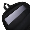 Flying Soccer Mom Backpack Black inside pocket