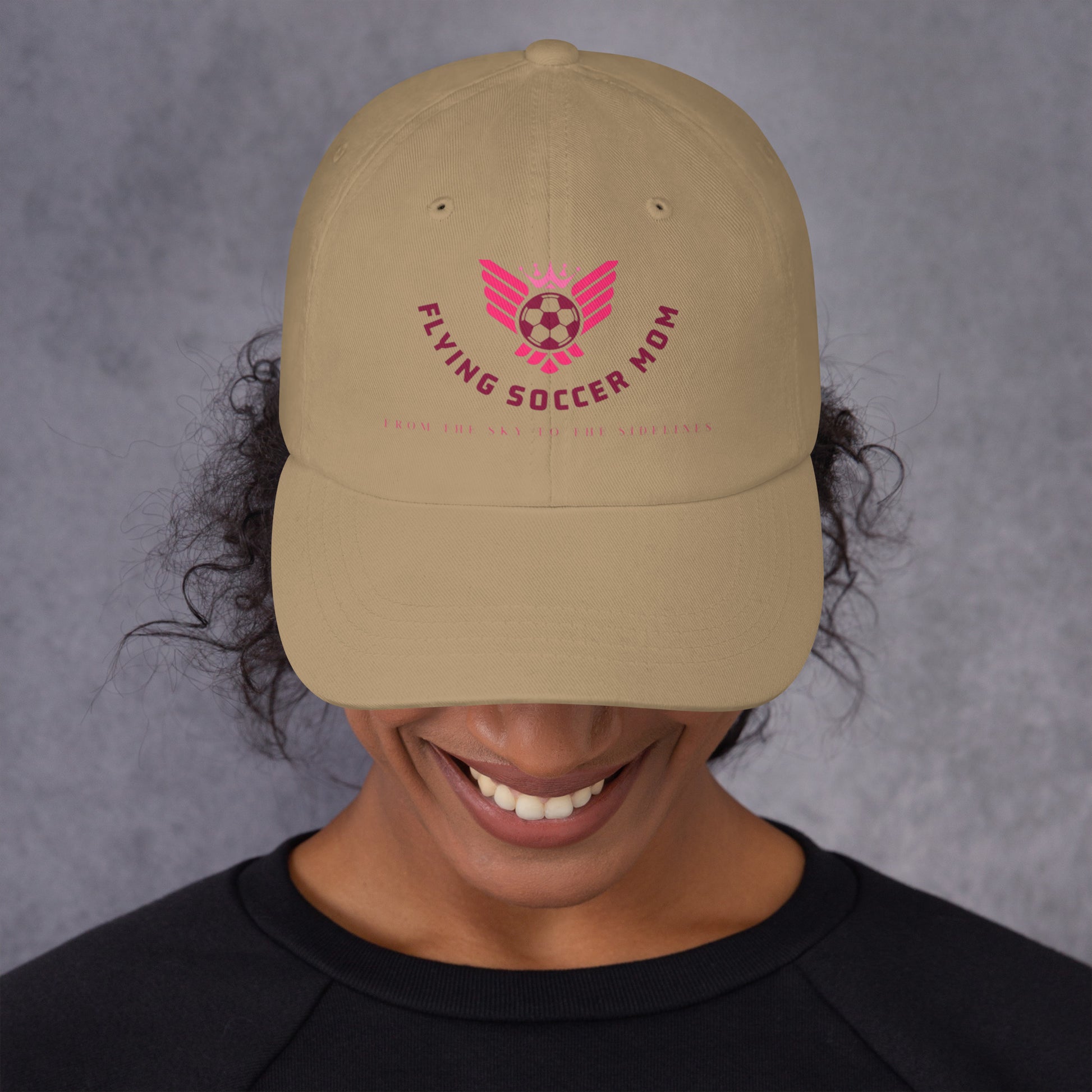 Flying Soccer Mom - Dad hat
