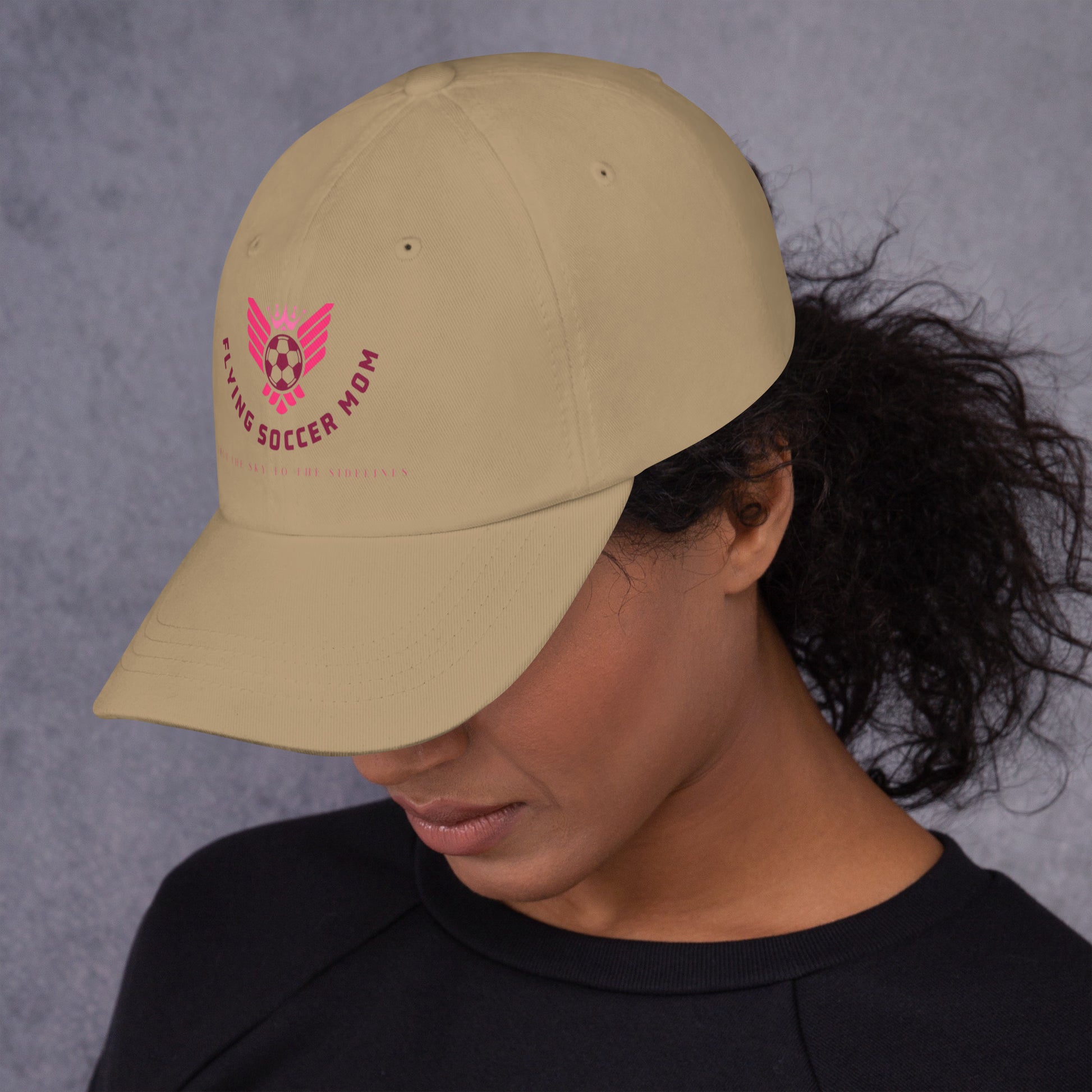 Flying Soccer Mom - Dad hat