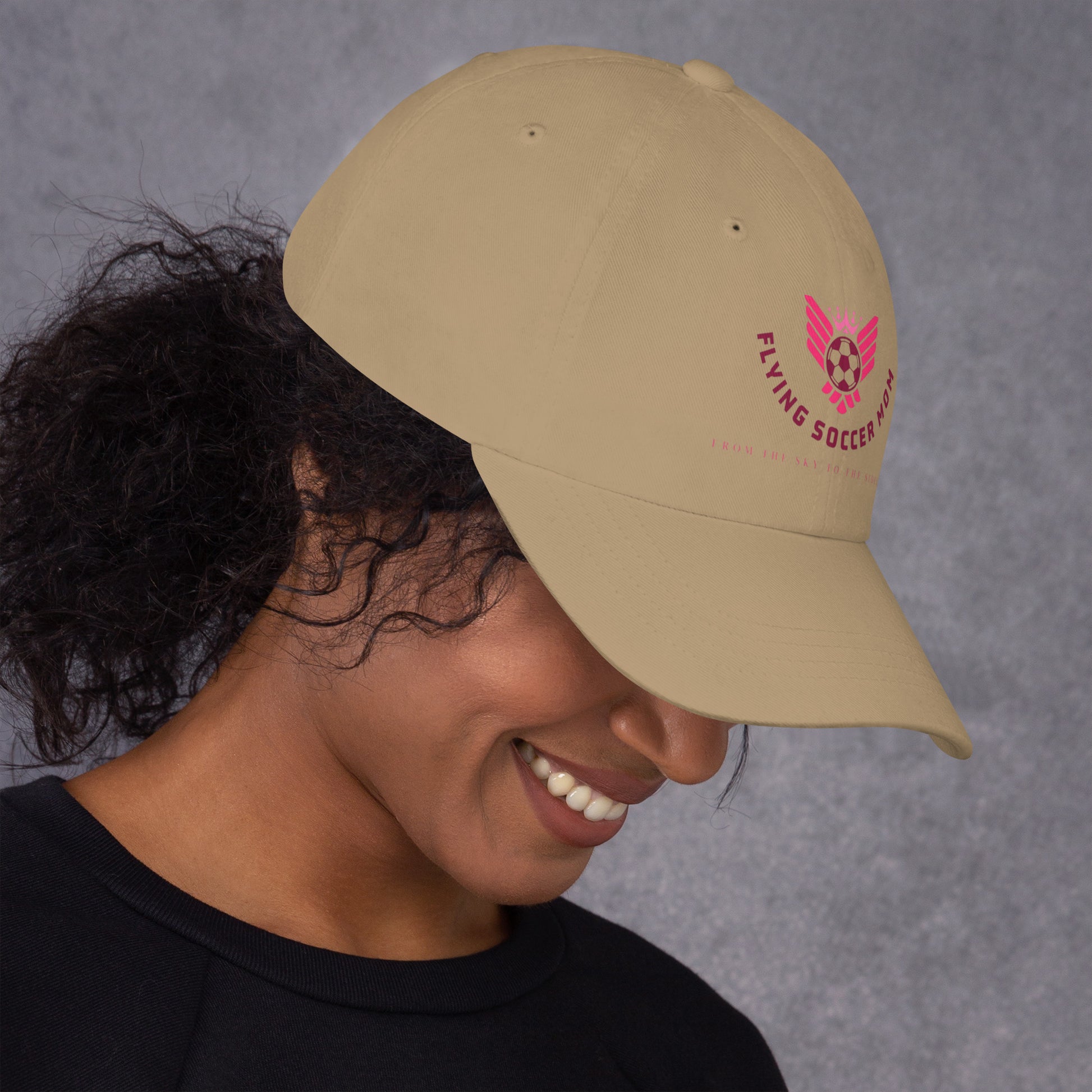 Flying Soccer Mom - Dad hat