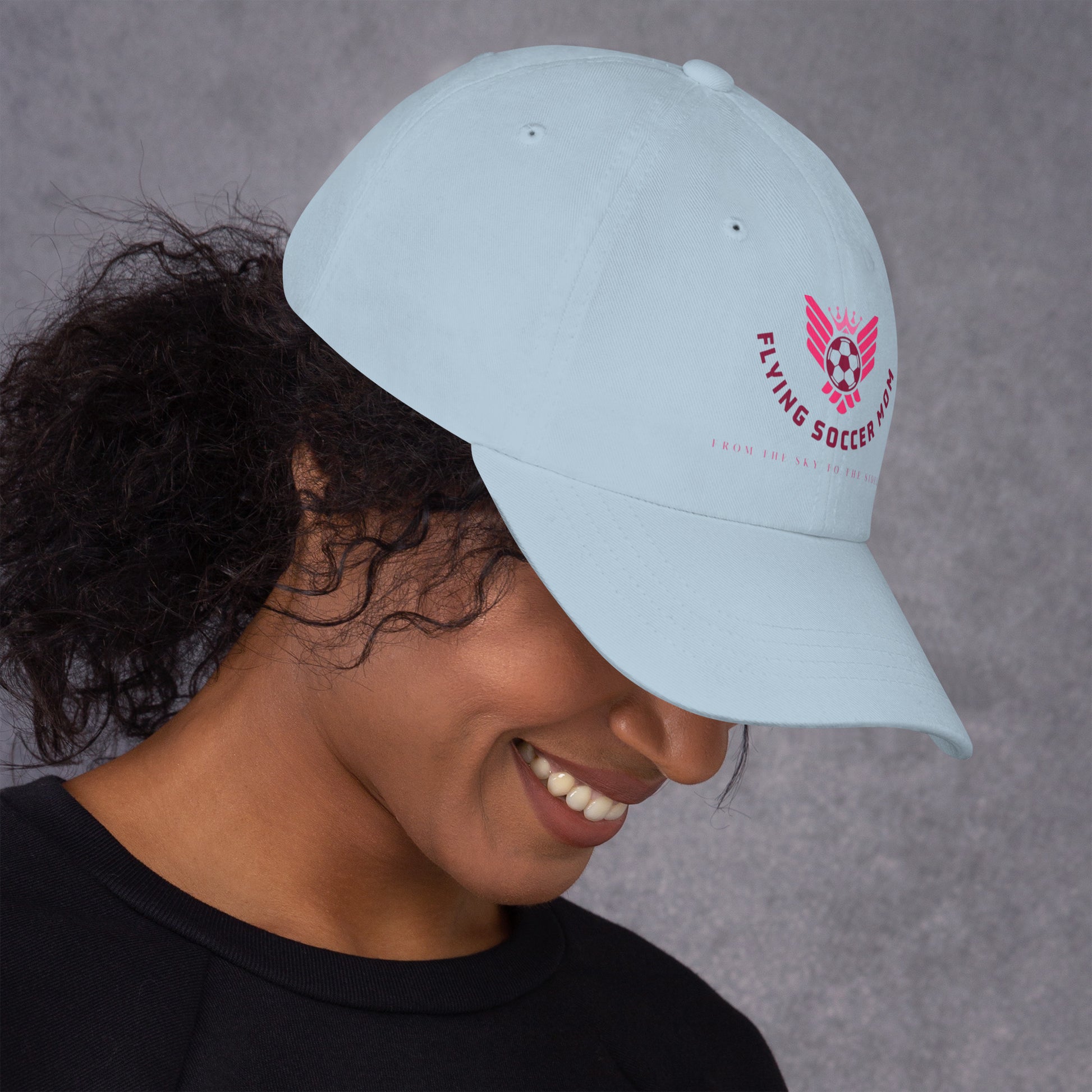 Flying Soccer Mom - Dad hat