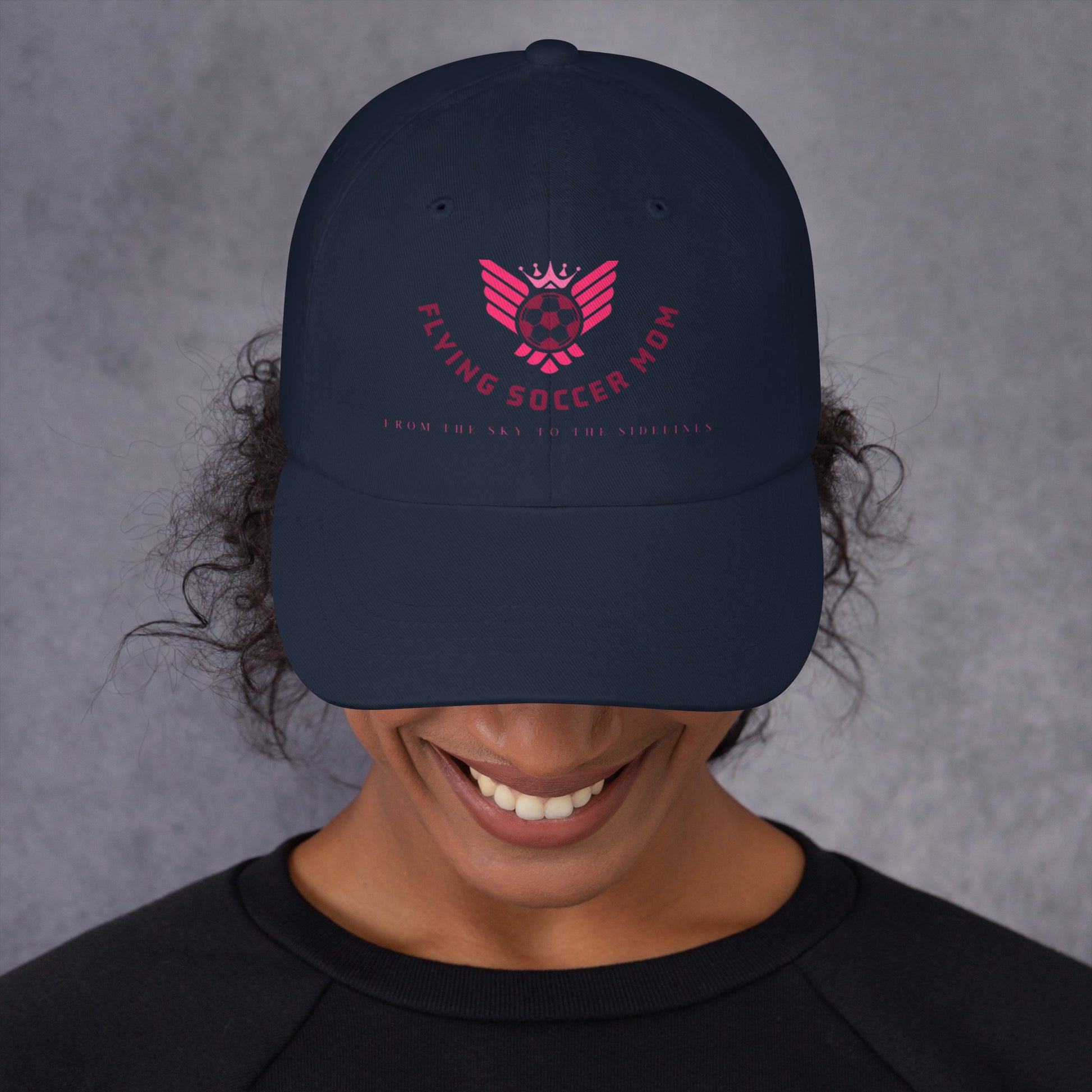 Flying Soccer Mom - Dad hat