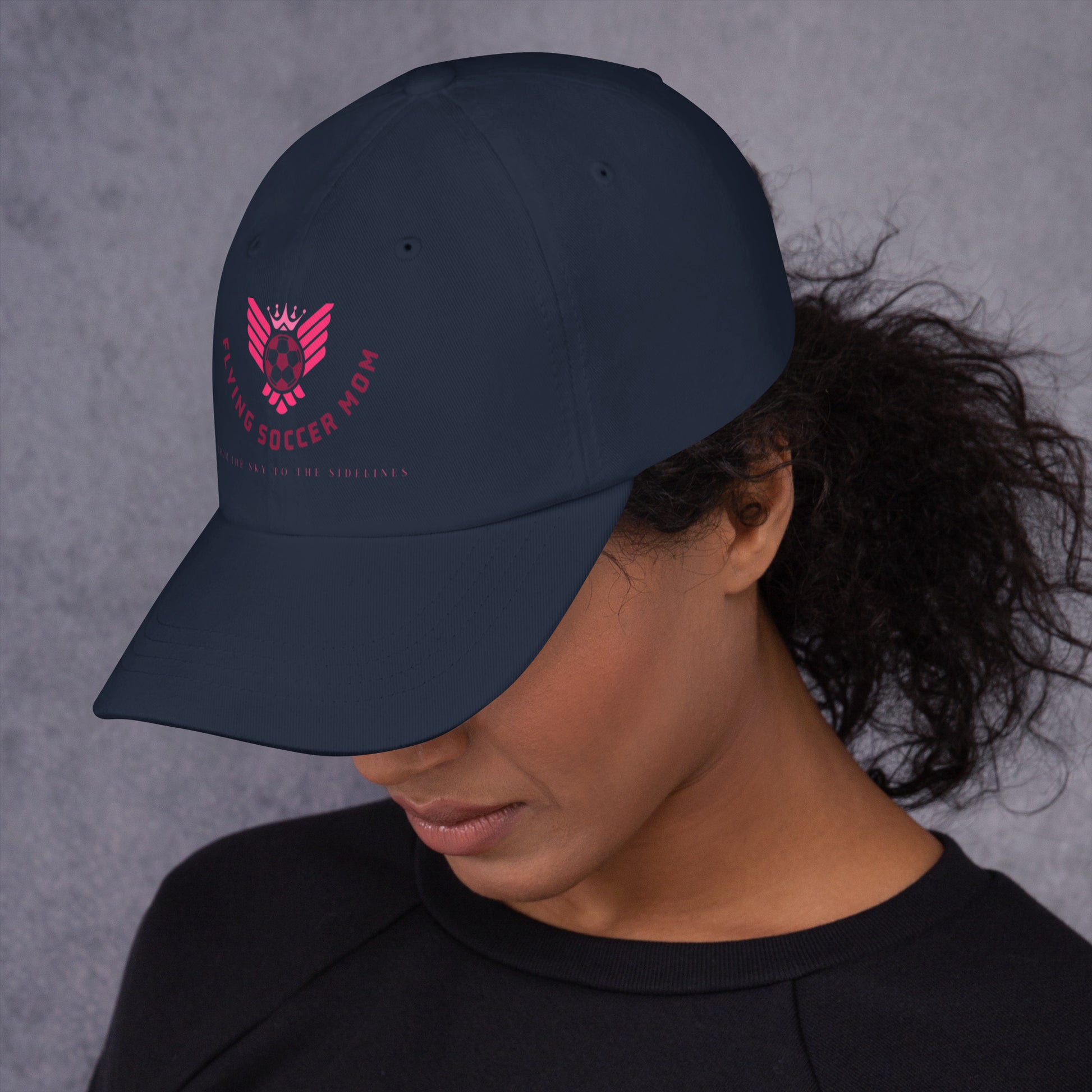Flying Soccer Mom - Dad hat
