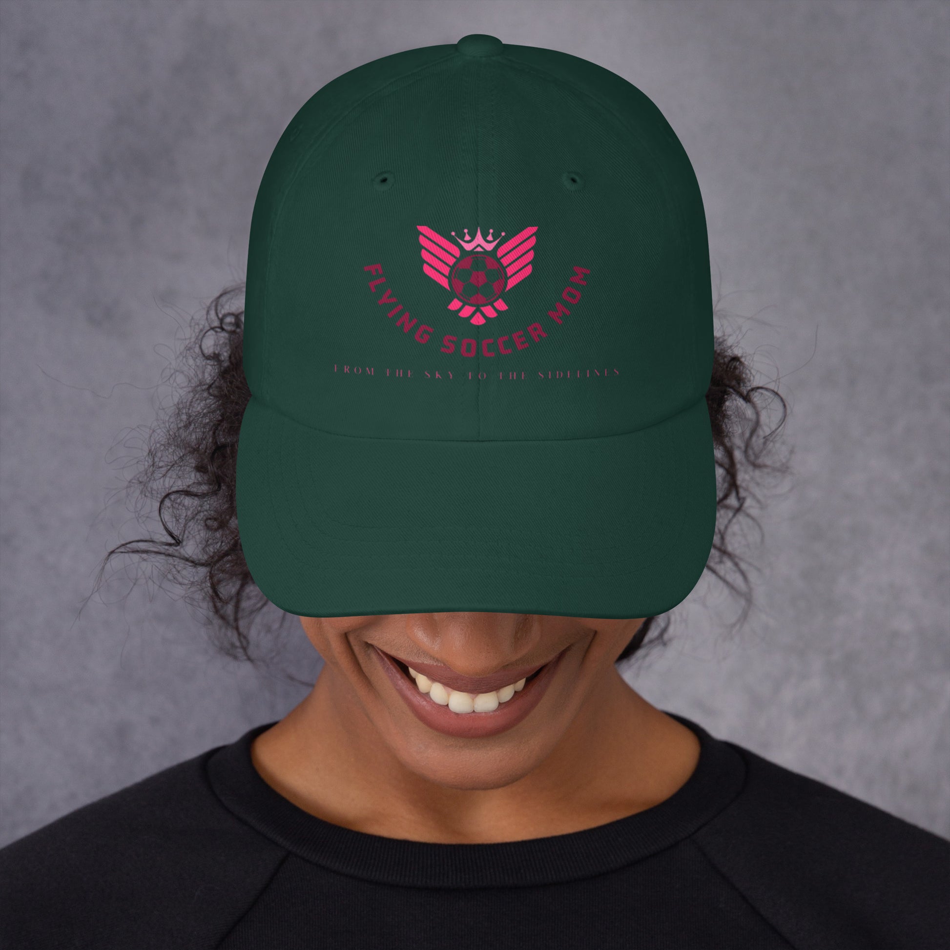 Flying Soccer Mom - Dad hat