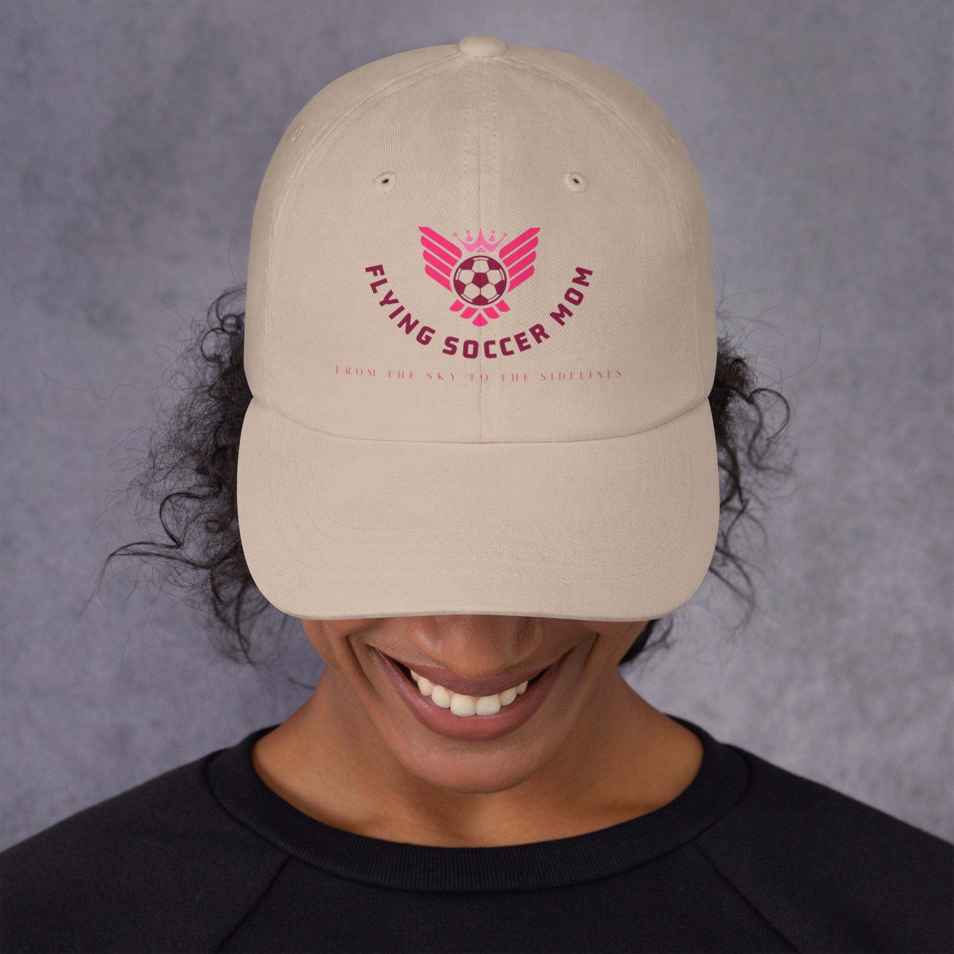 Flying Soccer Mom - Dad hat
