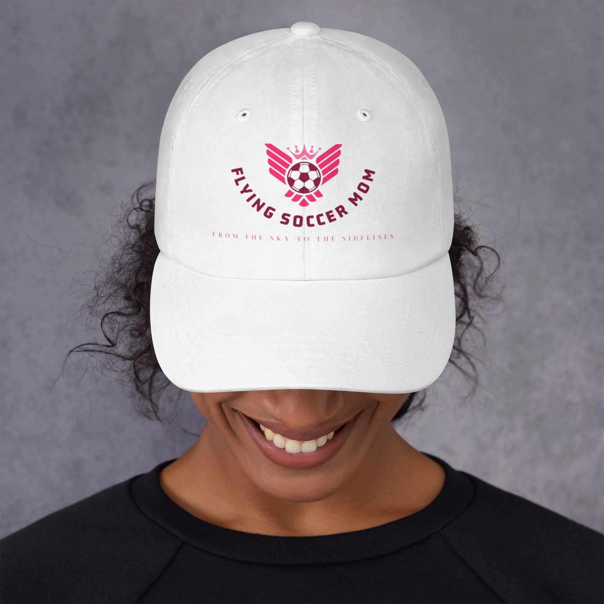 Flying Soccer Mom - Dad hat