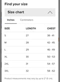 soccer mom hoodie size chart