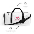 Flying soccer mom duffel bag adjustable shoulder strap