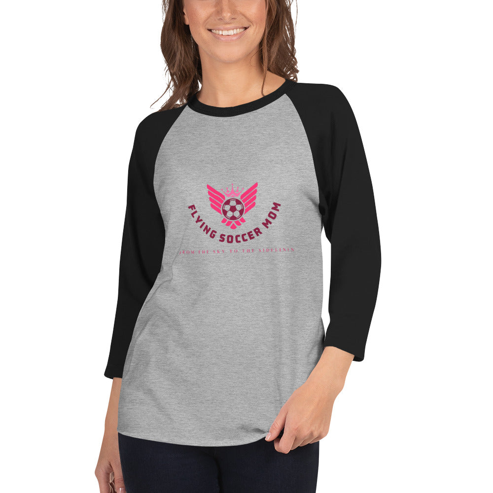 soccer mom sweatshirt women | 3/4 Sleeve Raglan Shirt