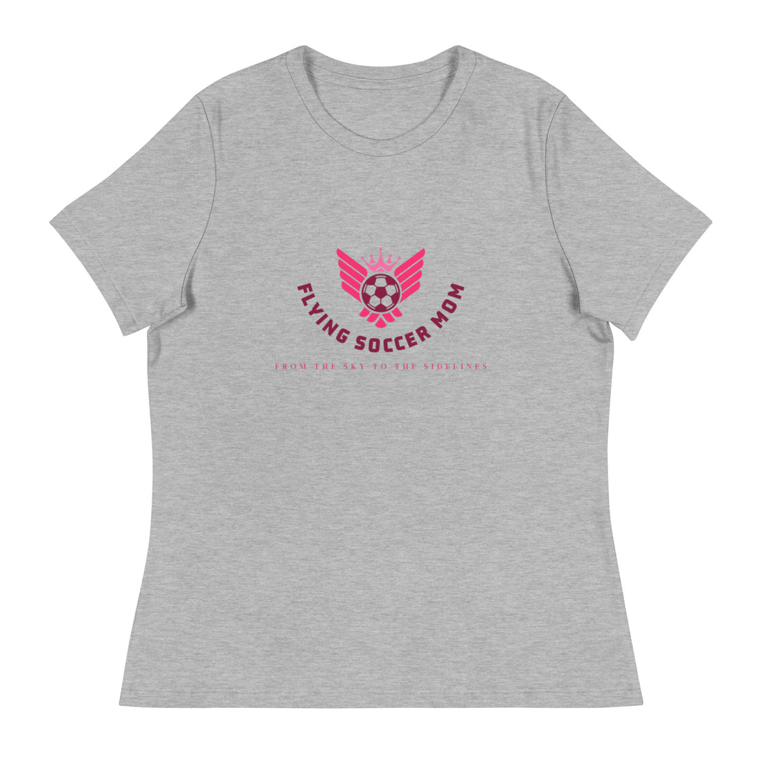 Flying Soccer Mom - Women's Relaxed T-Shirt